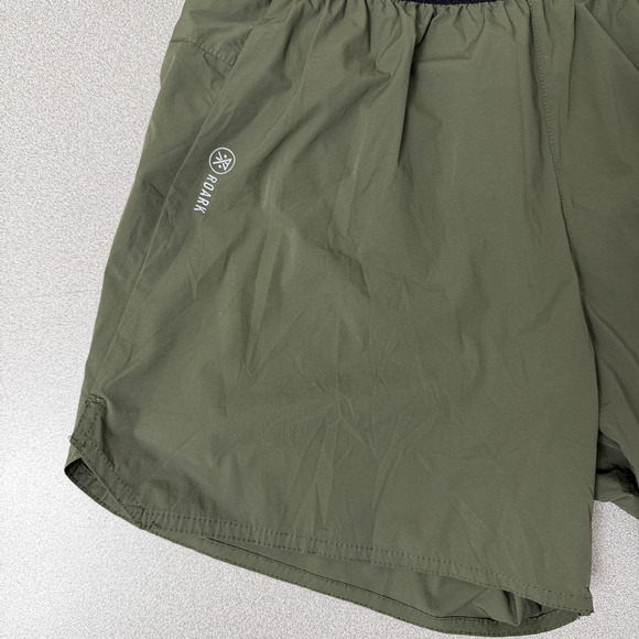 Roark Run Amok Shorts Small Green Jog Train Outdoors Lined Workout Train Stretch - Picture 6 of 10